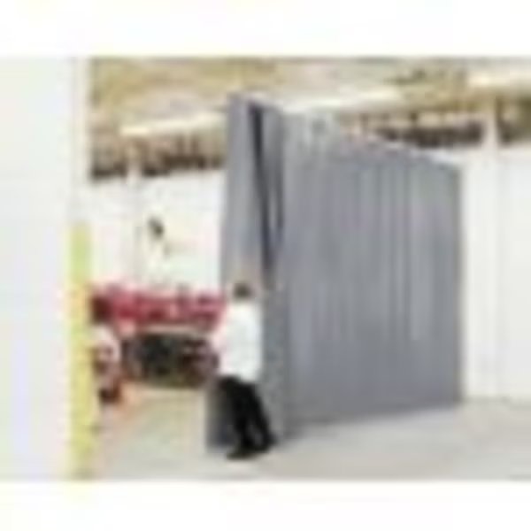 10'HX12'WIndustrialCurtainWallPartition-SolidPanel-ThreadedMount, Tarps Now, Mfr#: ICISS-1012-T